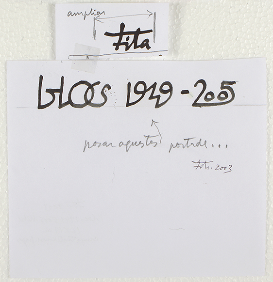 Blocs 1949 - 2005 pel llibre