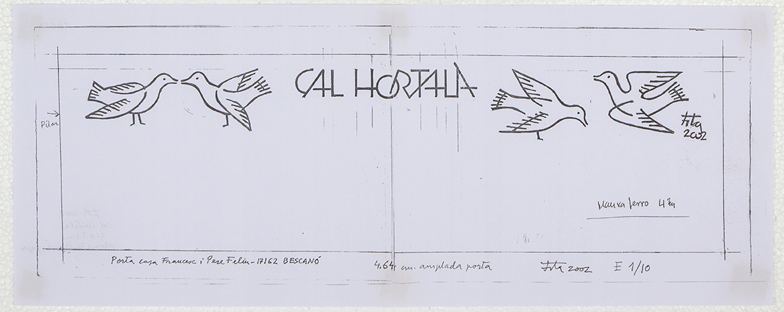 Cal Hortalà (portalada)